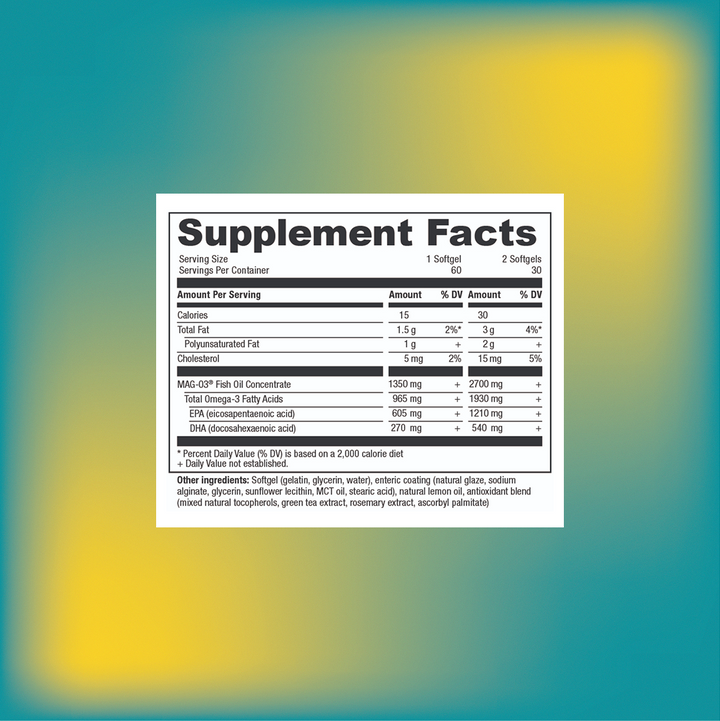 Farm2Market Omega 3X Wild Fish Oil Complex